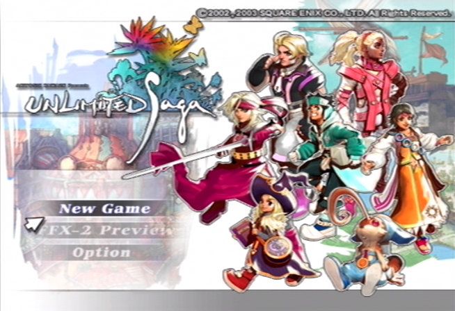 Unlimited Saga screenshot 4 for Playstation 2